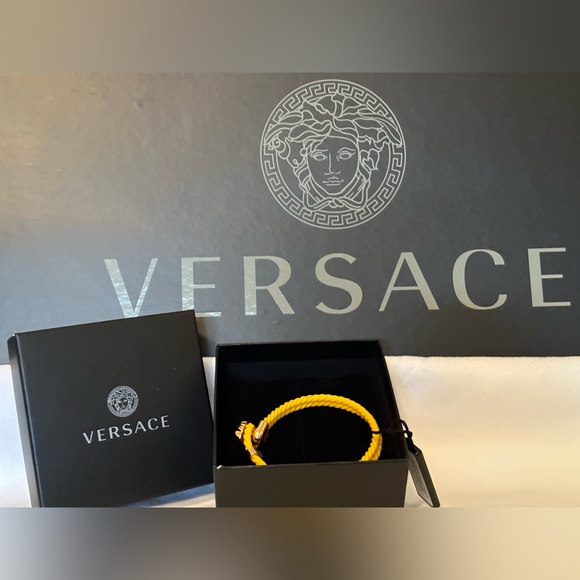 Versace Medusa braided bracelet NEW (AUTHENTIC) - Picture 10 of 16